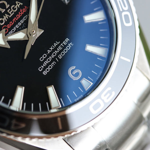 SEAMASTER PROFESSIONAL PLANET OCEAN 600M BLACK DIAL