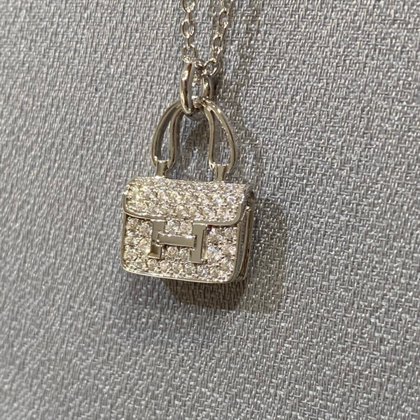 CONSTANCE PEDANT DIAMOND NECKLACE
