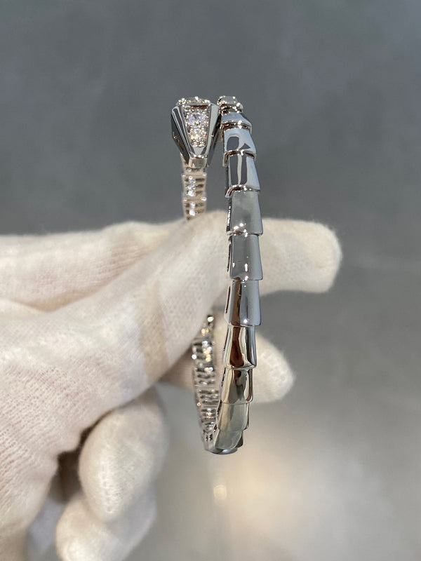 SERPENTI BRACELET DIAMONDS SILVER