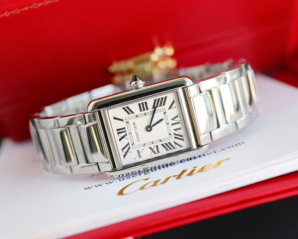 TANK MUST SMALL STEEL WHITE DIAL