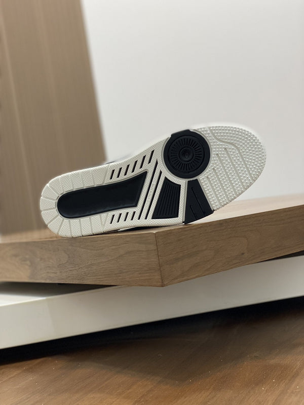 LV TRAINER BLACK GREY SNEAKER