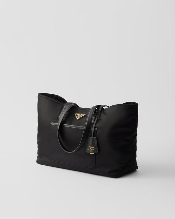 Pra Medium 1BG555 Tote Bag Black Nylon 267446