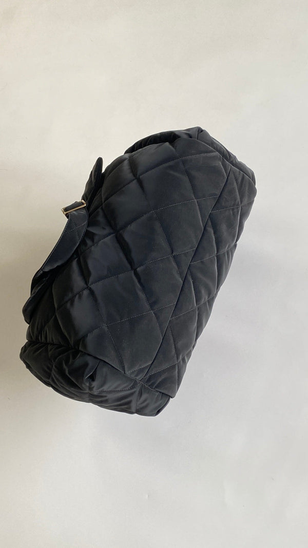 CC Bowling Large 46 Black in Velvet Nylon Bag