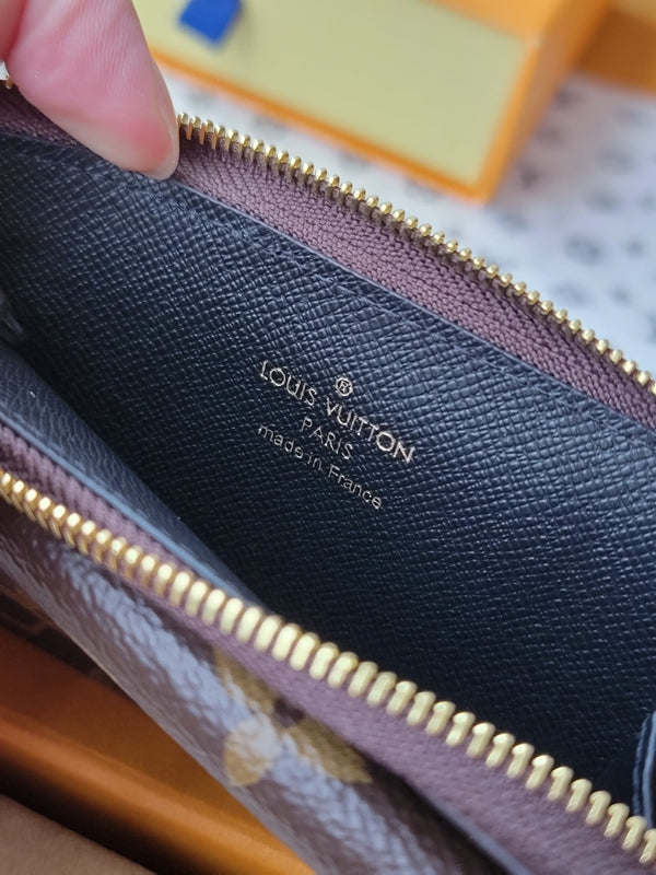 LV Recto Verso Card Holder Dark Brown Monogram Canvas 274745