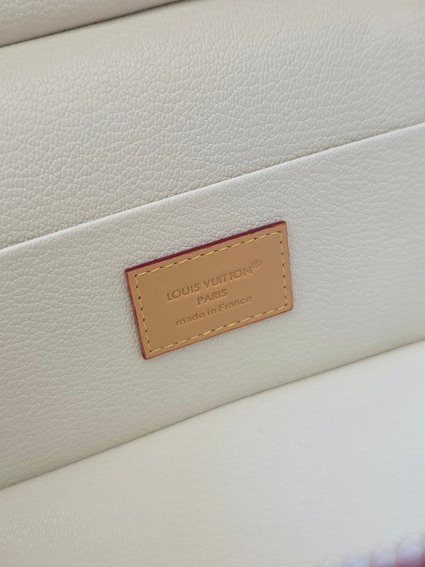 LV Nice Mini Toiletry Bag Rose Red Monogram Canvas 275166