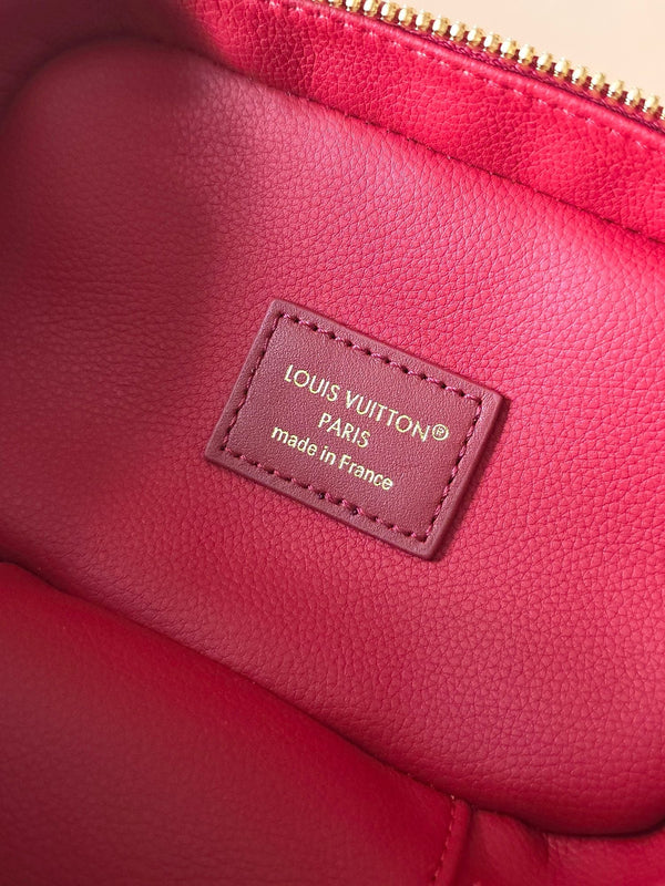 LV Nice Nano Cosmetic 10.2 Bag Burgundy Epi Leather 275219