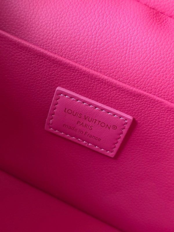 LV Nice Nano Cosmetic 20 Bag Pink Epi Leather 275225
