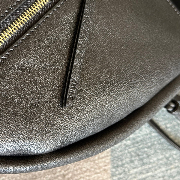 Celine Half Moon Black Bag In Lambskin 276271