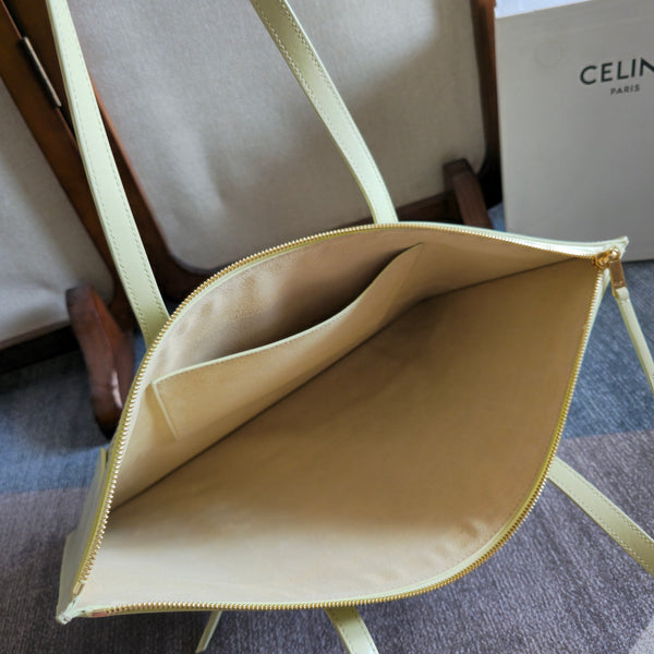 Celine 26 New Smiley Face Citrus Bag in Cowhide 276205