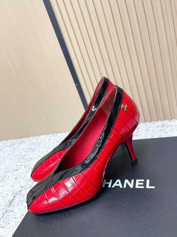 Chanel 26 Closed-Toe Slingback Red in Cowhide 591409