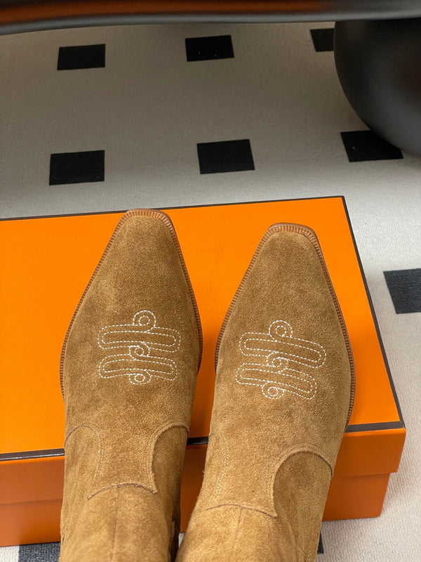 HM Lissa Chelsea Boots 70 Light Brown in Suede 593785