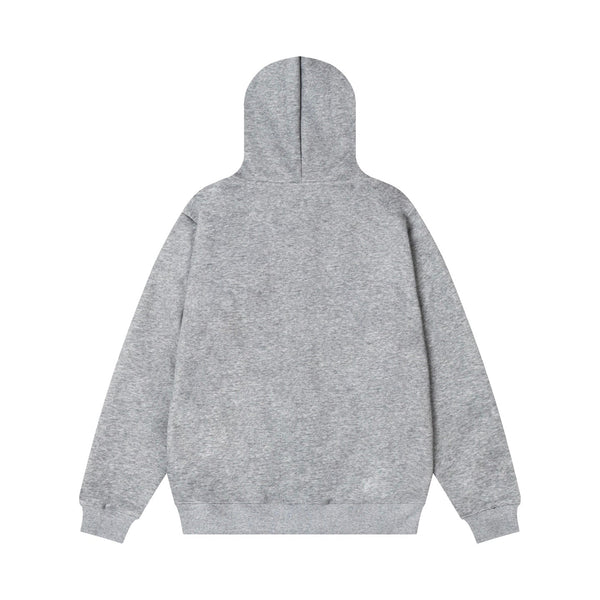 LV Alloy Logo Hooded Zip-Up Jacket 493325