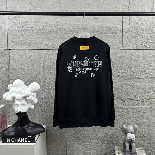 LV Long-Sleeve Crew Neck Sweatshirt 492267