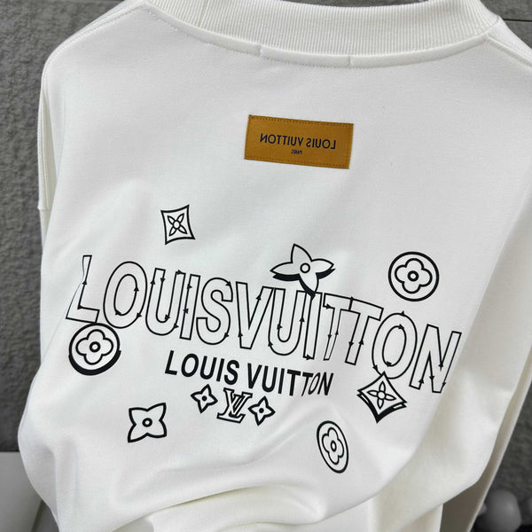LV Long-Sleeve Crew Neck Sweatshirt 492265