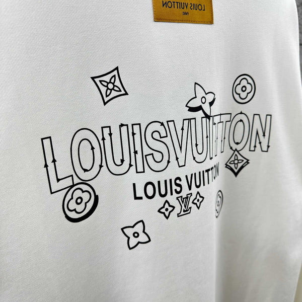 LV Long-Sleeve Crew Neck Sweatshirt 492265
