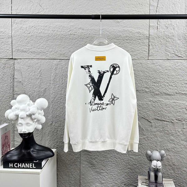 LV Long-Sleeve Crew Neck Sweatshirt 492261