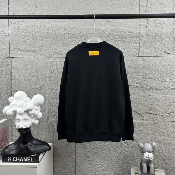 LV Long-Sleeve Crew Neck Sweatshirt 492215
