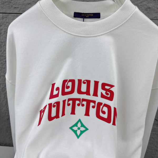 LV Long-Sleeve Crew Neck Sweatshirt 492213