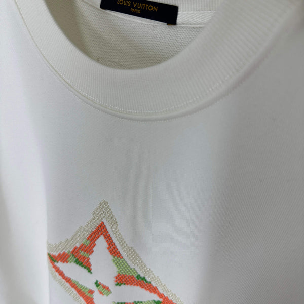 LV Long-Sleeve Crew Neck Sweatshirt 492197