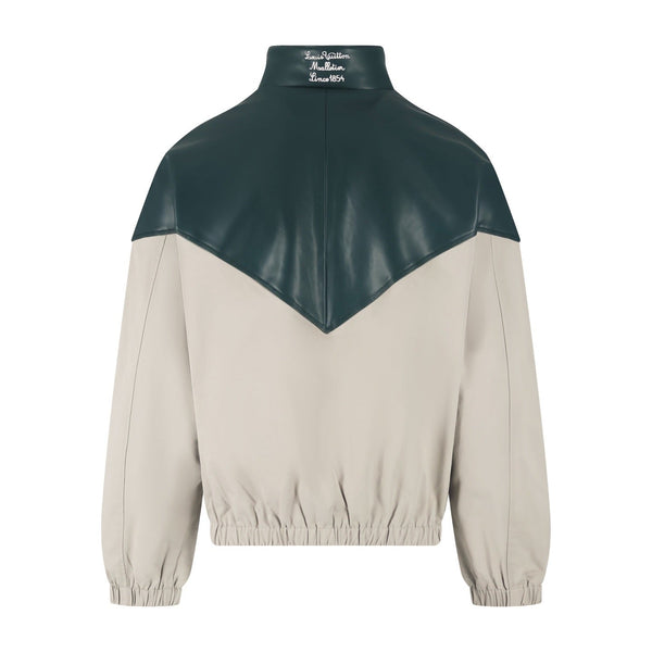 LV 25SS Mixed Leather Sweatshirt/Jacket 491946