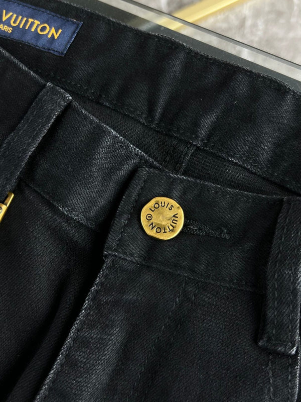 LV Fleece-lined and Thickened Jeans 492708