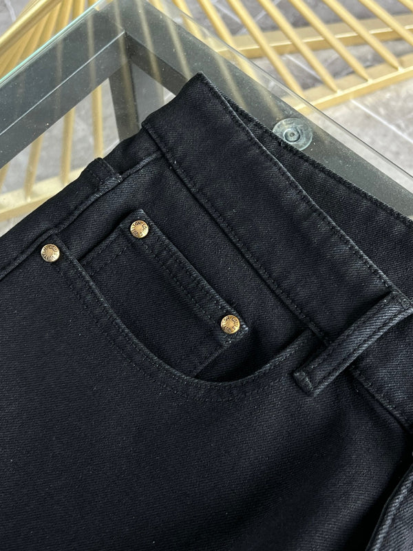 LV Fleece-lined and Thickened Jeans 492700