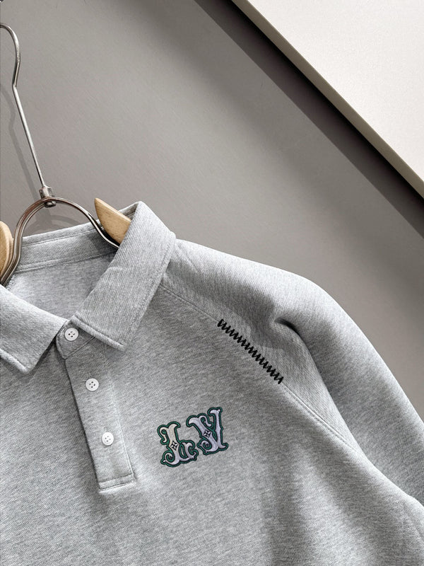 LV 25SS Lapel Sweatshirt Long Sleeve 494424