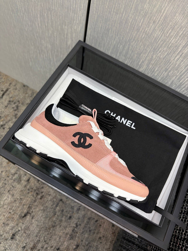 Chanel 26 Quilted Classic Sneaker Pink in Lambskin 602475