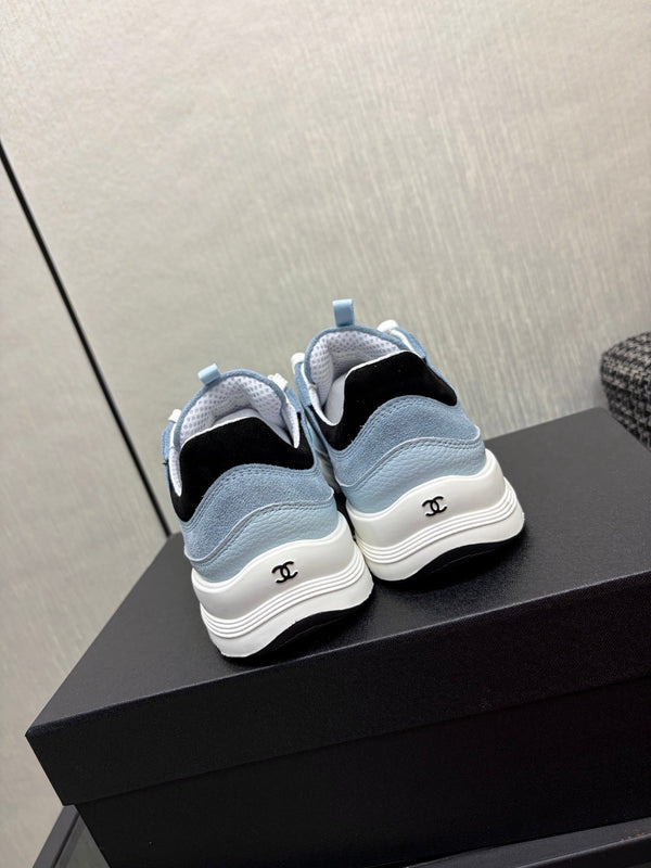 Chanel 26 Quilted Classic Sneaker Blue in Lambskin 602473