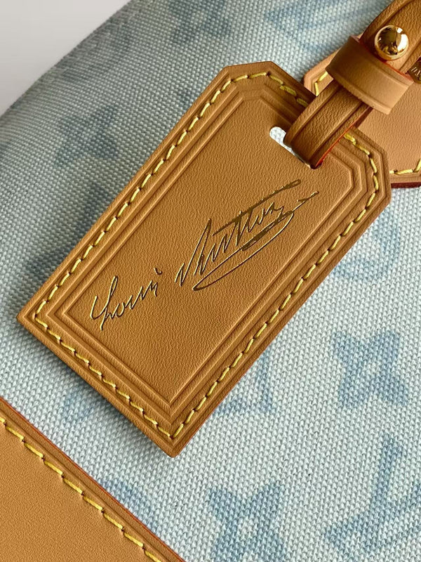 LV M28526 Alma BB Blue Monogram Canvas