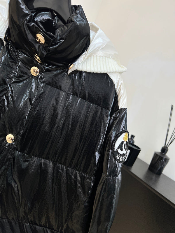 CHANEL SKI DOWN JACKET BLACK IN NYLON 841065