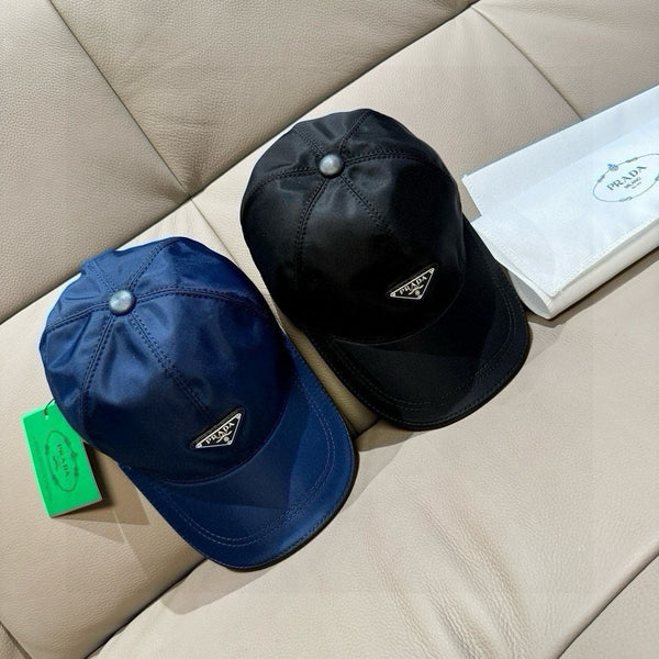 Prada Classic Baseball Cap Black in Oxford 125614