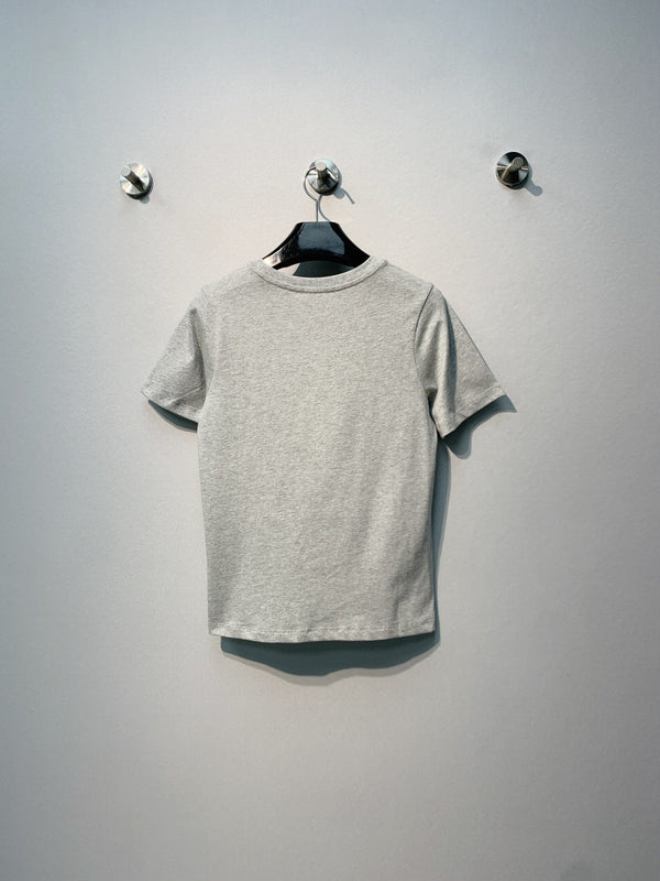 Celine 26SS Gray Short-Sleeve T-Shirt in Cotton 101584
