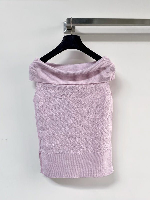 Chanel Vest Pink in Wool 125463