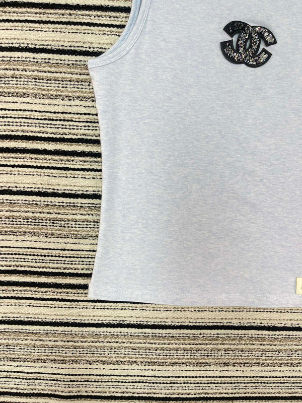 Chanel Vest Gray in Cashmere 133561