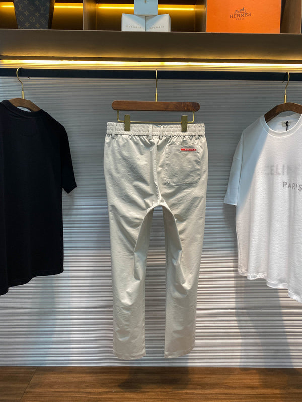 PRA26SS Straight-Leg Pants White in Cotton 152601