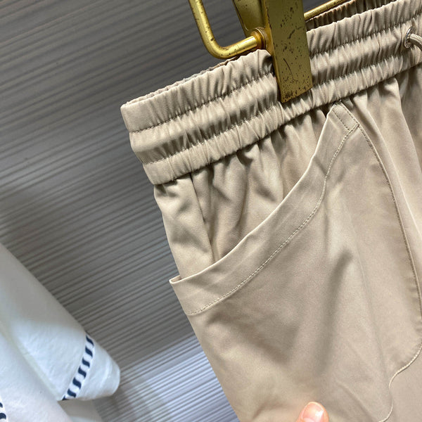 PRA26SS Drawstring Casual Pants in Cotton Twill 134819