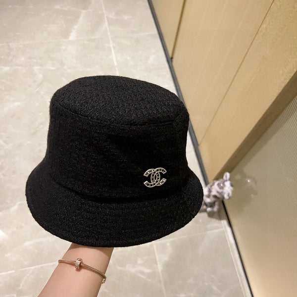 Chanel Fisherman's Hat Black in Cloth 197684