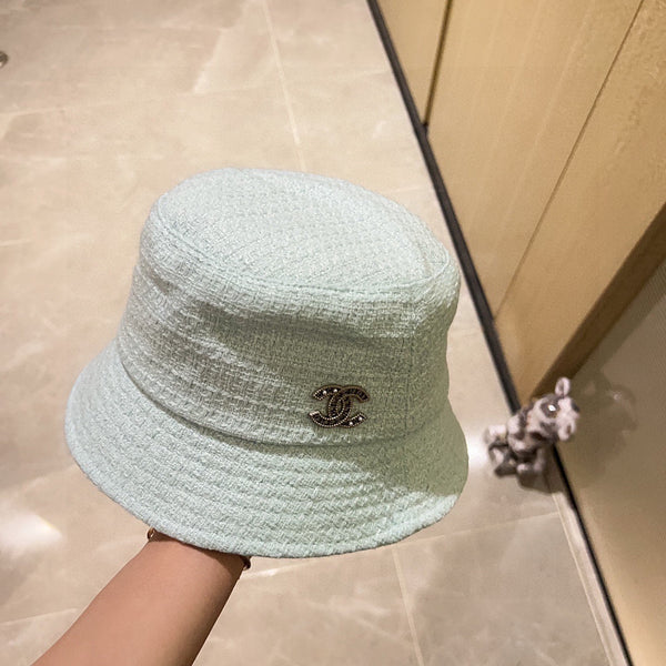 Chanel Fisherman's Hat Mint Green in Cloth 197683
