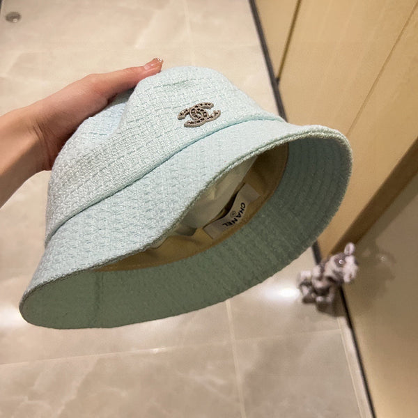 Chanel Fisherman's Hat Mint Green in Cloth 197683