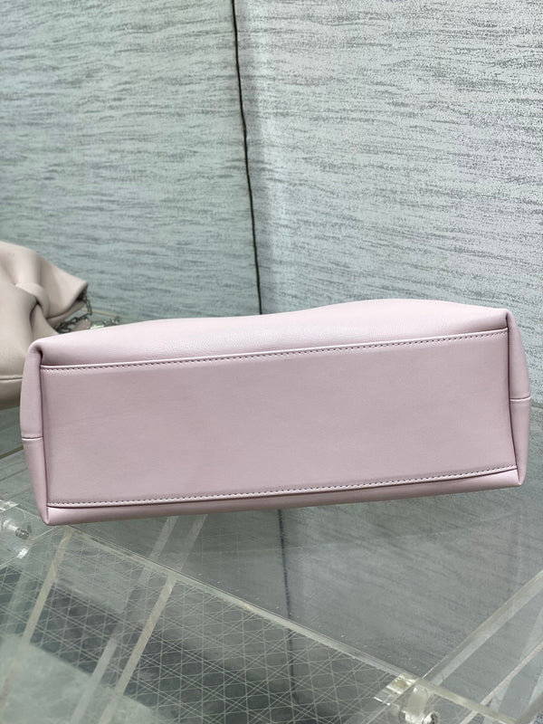 Dior 26 Bow Chain Bag in Rose Pink Lambskin
