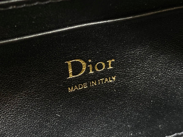 Dior 26 Bow Pouch 20cm in Black Lambskin