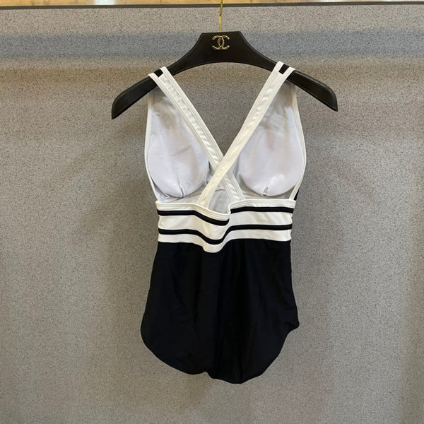 Chanel One-Piece Swimsuit Black in Cotton polyester 201831