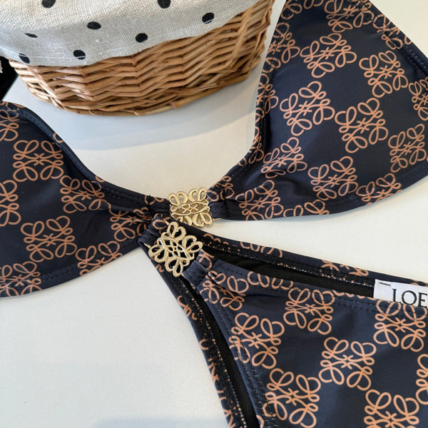 Loewe Vintage Bikini Dark Brown in Cotton 201822