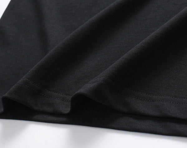 Louis Vuitton Floral & Brand Logo T-Shirt Black in Cotton 197471