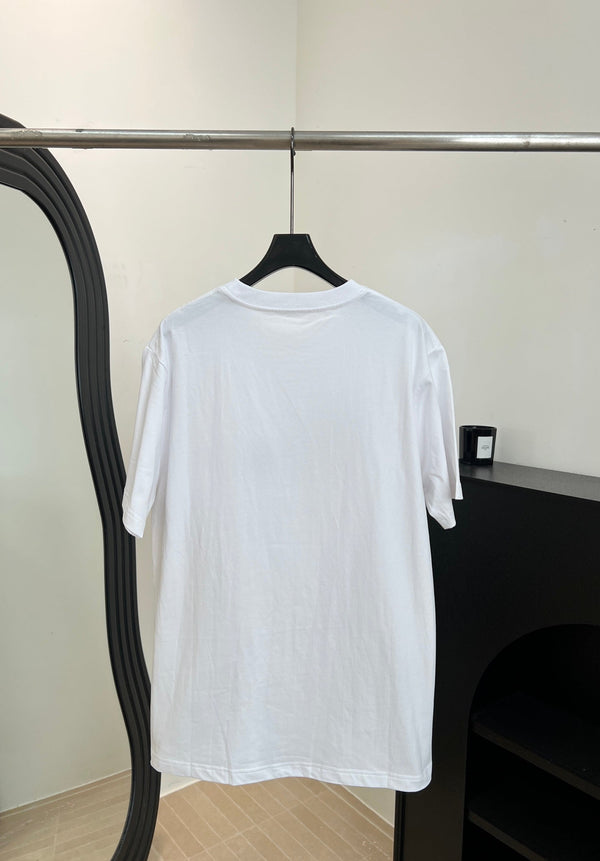 Dior Logo Short-Sleeve T-Shirt White in Cotton 197838