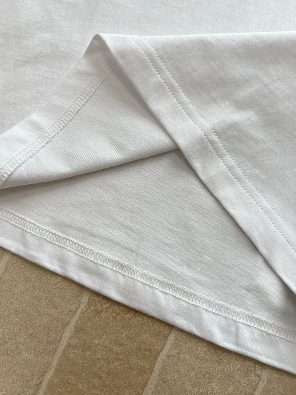 Dior Logo Short-Sleeve T-Shirt White in Cotton 197838