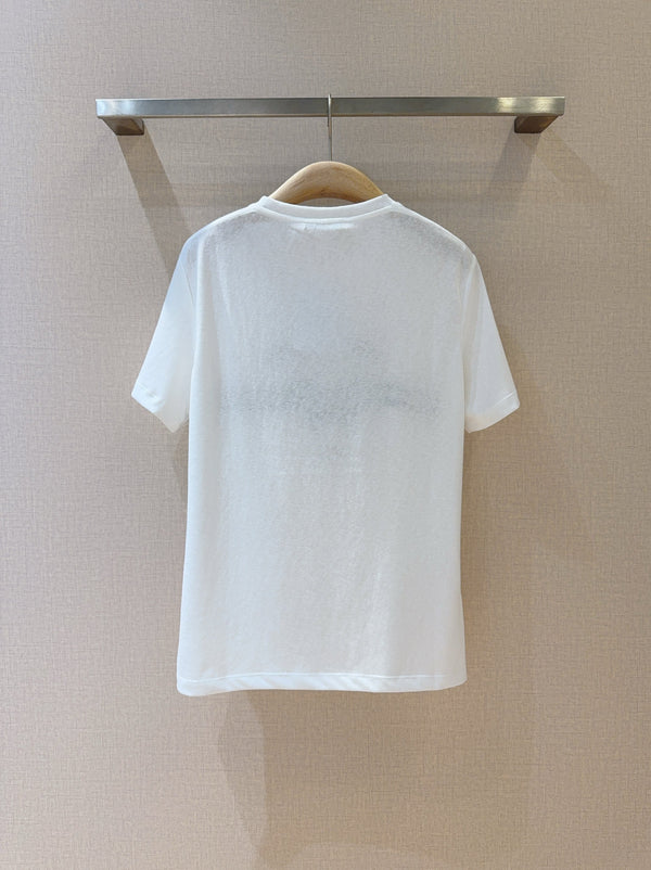 Dior T-shirt White in Cotton 193354
