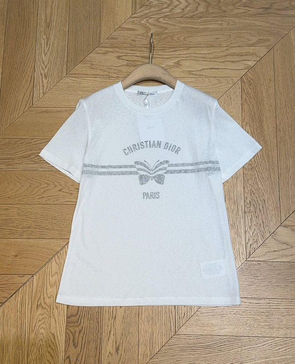 Dior T-shirt White in Cotton 193354