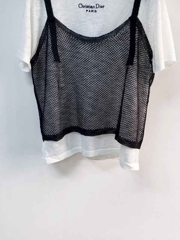 Dior Short-Sleeve T-Shirt White in Acrylic 203996